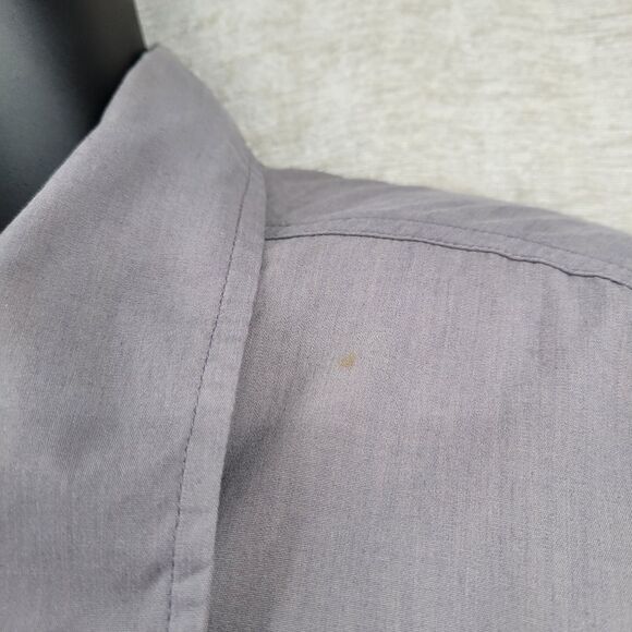 Harley-Davidson Gray Button Up Camp Collar Short Sleeve Men's Shirt Skull Flames - Picture 5 of 9